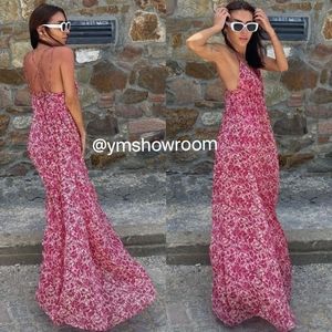 MANGO Printed maxi dress- NWT